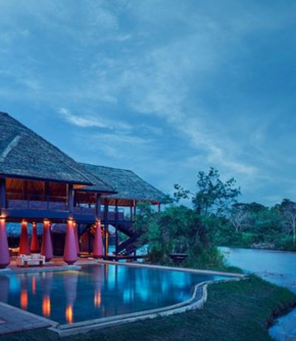 Boutique villa hillside view